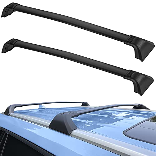 YITAMOTOR Roof Rack Cross Bars Compatible for 2020-2022 Highlander XLE & Limited & Platinum, Aluminum Cargo Carrier Rooftop Luggage Bike Crossbars with Side Rails