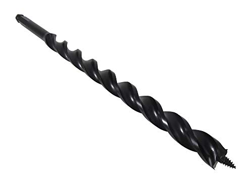 WoodOwl CU-04 Tri Cut 9/16" x 12" Long Ultra Smooth Utility Auger Hand Brace Boring Bit PTFE Coated