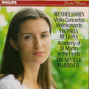 Mendelssohn: Violin Concerto in D minor / Violin Concerto in E minor,Op.64 ~ Mullova / Marriner