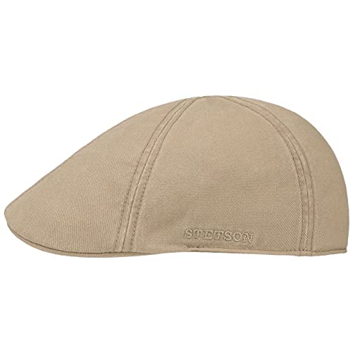 Stetson Texas Sun Protection Flat Cap Women/Men Beige 7 1/4-7 3/8