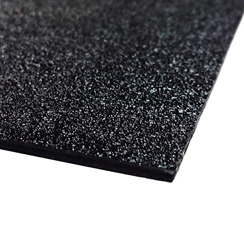 ABS Black Plastic Sheet 48" X 96" X 0.0625" (1/16") 4x8 ft, Black Haircell, for Automotive, VEX Robotics Teams, Hobby, DIY, Industrial. Easy to Cut, Bend, Mold.