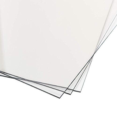 KastLite Polycarbonate Sheet | 1/4" Thick Polycarbonate | Nominal 2' x 4' | 24" x 48" Clear Plastic Sheet | Comparable to Lexan/Tuffak/Makrolon | 1 Sheet