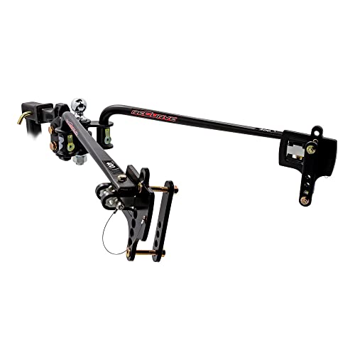 Camco Eaz-Lift ReCurve R3 1,000lb Weight Distribution Hitch | Features 1,200lb Max Tongue Weight Rating, 2-5/16-inch Ball has a 15,000lb Max Rating, and Adjustable Sway Control | (48752)