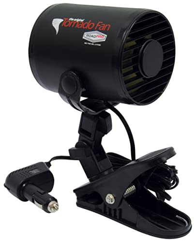 RoadPro RPSC-857 12-Volt Tornado Fan with Clip