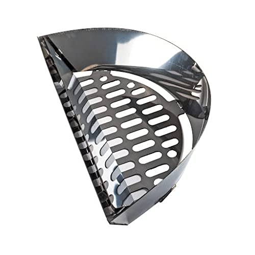 Slow 'N Sear Stainless Steel Charcoal Basket for 18" Charcoal Grills from SnS Grills