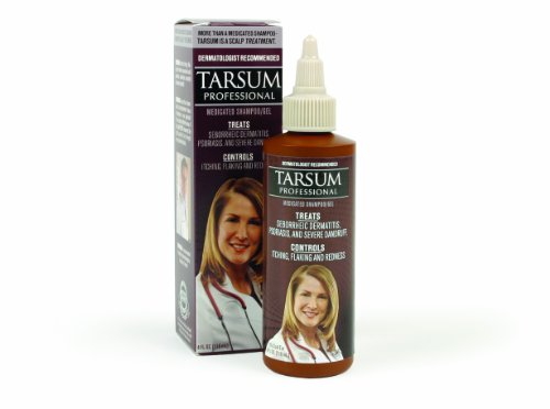 Tarsum Extra Strength Psoriasis Shampoo - Coal Tar Shampoo and Conditioner for Scalp Psoriasis, Seborrheic Dermatitis, Severe Dandruff, & Eczema - Exfoliating Relief for Flaky, & Itchy Scalp (4 oz)