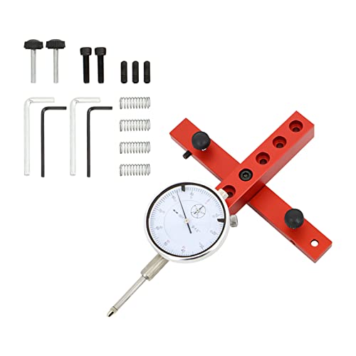 Table Saw Dial Indicator Gauge,Table Saw Gauge for Aligning and Calibrating Work Shop Machinery, Adjustable Dial Indicator Table Saw Alignment and Calibration