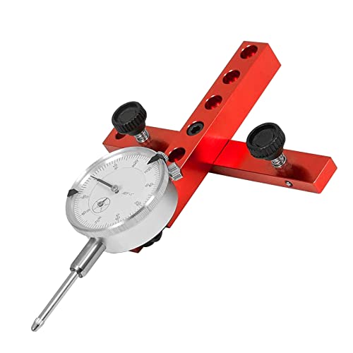 Quick adjustment/setup Table Saw Gauge, Adjustable Table Saw Dial Indicator Gauge, For Aligning and Calibrating Work Shop Machinery Like Table Saws