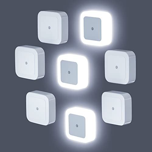 Sujeet Night Light, Night Lights Plug into Wall Night Light [8 Pack] Nightlight with Light Sensors, Led Night Light for Kids Adults Bathroom Stair Hallway Light