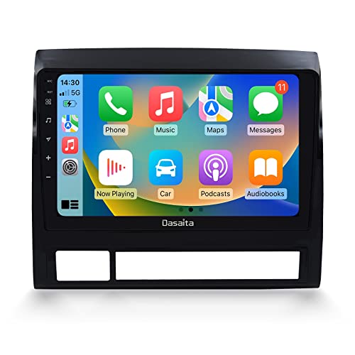 Dasaita 9" Android 11 Car Radio for Toyota Tacoma 2005-2013 Bluetooth Car Stereo in Dash GPS Navigation 4G 64G PX6 DSP Wireless Android Auto Carplay Head Unit 1280x720 HD Multimedia Player