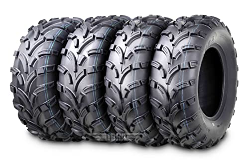 Set of 4 New WANDA ATV/UTV Tires 25x8-12 Front & 25x10-12 Rear /6PR P373-10243/10244 