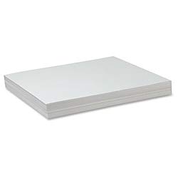 Pacon Drawing Paper, White, Standard Weight, 18" x 24", 500 Sheets