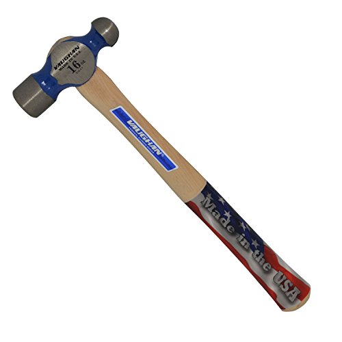 Vaughan TC016 16-Ounce Commercial Ball Pein Hammer,White