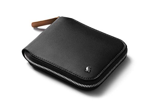 Bellroy Zip Wallet (Leather Zipper Wallet, RFID Blocking, Coin Pouch) - Black