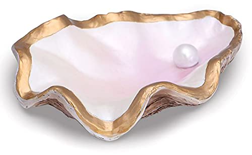 Cape Shore Shell Dish Plate Oyster Gift for Snack Ketchup Appetizer Dessert, Small Pinch Bowl for Kitchen Dcor