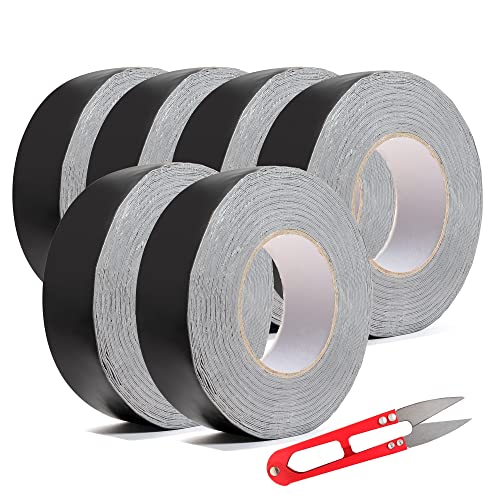 VORVIL Butyl Joist Tape for Decking with Cutter 1-5/8" x 50' 6-Rolls - Waterproof Flashing Tape for Deck Joists - Heavy Duty Wrap Protector for Self-Adhesive Seal