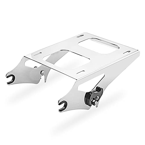 Mofun Tour Pack Mounting Rack Detachable Trunk Mount Compatible with 2014-2023 Harley Touring Road King Electra Glide Road Glide Street Glide Chrome