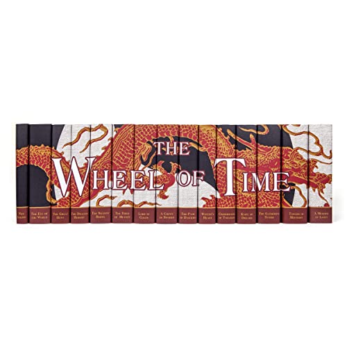 Juniper Books The Wheel of Time Complete Book Set | 15-Volume Hardcover Book Set with Custom Designed Dust Jackets | Authors Robert Jordan & Brandon Sanderson | Includes All 15 Books in the WOT Series