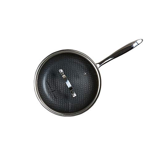 Copper Chef Titan Pan, Try Ply Stainless Steel Non-Stick Frying Pans, 9.5 Inch Fry Pan with Lid