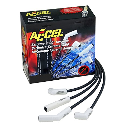 ACCEL 9011C Spark Plug Wire Set - Extreme 9000 Ceramic Boot - Chevy/GMC V8 HEI 75-86 Over Valve Cover