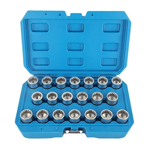 TYRAREX Master Wheel Lock Key Set Compatible with Porsche, 20PCS Wheel Lock Lug Nuts Removal Kit