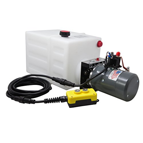 KTI Single Acting 12V Hydraulic Pump - 13 Quart