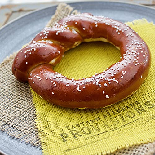 Eastern Standard Provisions Wheelhouse Signature Soft Pretzel, Freshly Baked Snack with 1 oz Gourmet Pretzel Salt, 6-Count