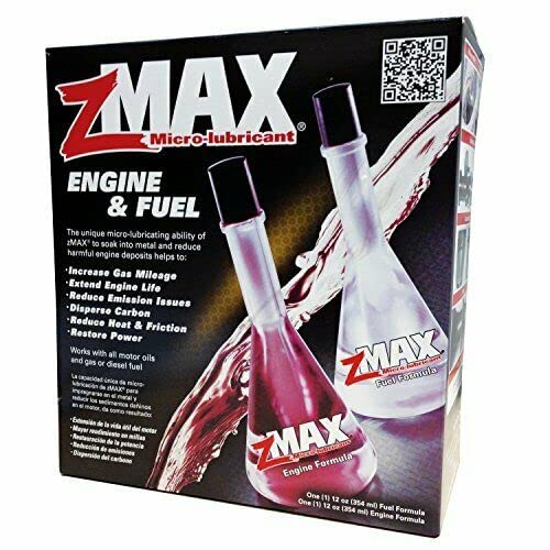 zMAX 51-011 - Engine & Fuel Formula Kit - Easy to Use - Reduces Carbon Build-Up & Lubricates Metal Extending Life of Car or Truck - Runs Efficiently, Improving Gas or Diesel Mileage - 12 oz. Each