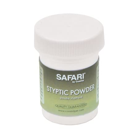 Coastal Pet Safari Pet Styptic Powder - Blood Clotting Powder for Pet and Dog First Aid Kit and Grooming - One Size