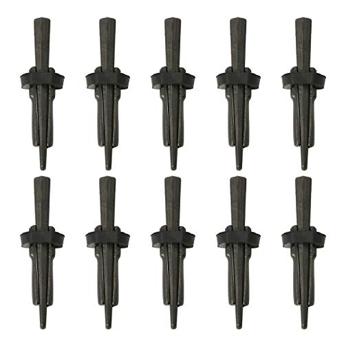 NovelBee 10pcs of 9/16" Heavy Duty Plug Wedges Feather Shims Concrete Rock Stone Splitter Hand Tools