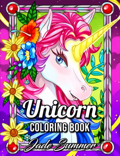 Unicorn Coloring Book: For Adults with Magical Animals, Cute Princesses, and Fantasy Scenes for Relaxation