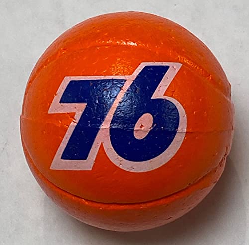 Unocal 76 Basketball Shaped Antenna Ball Orange Vintage