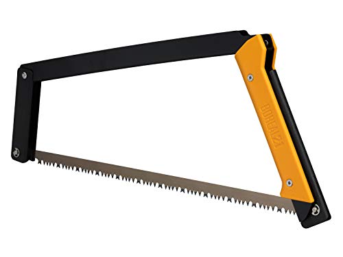 AGAWA - BOREAL21 -> 21 Inch Folding Bow Saw - Black Frame, Yellow Handle, 21" All Purpose Blade