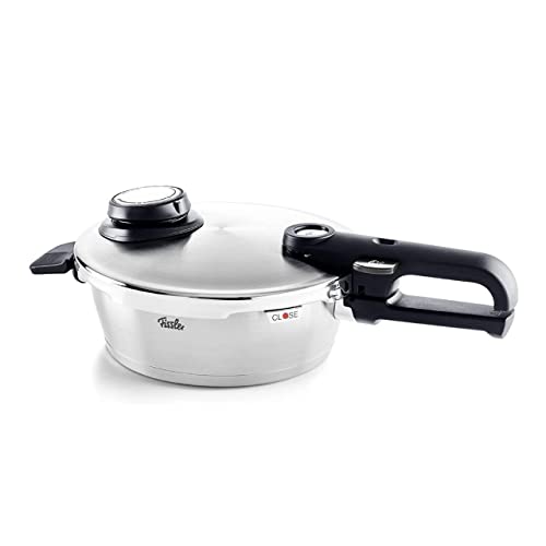 Fissler Stainless Steel Vitavit Premium Pressure Skillet, For All Cooktops, 1.9 Quarts