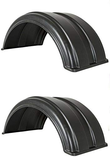 Buyers Products (2) 8590245-x2 Polymer Fenders (mounting brackets sold separately). Fits trucks with up to 24.5" dual rear wheels.