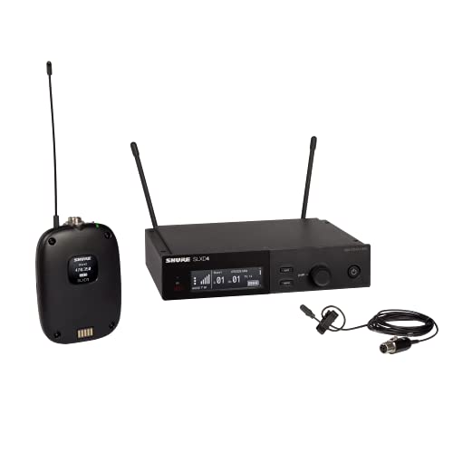 Shure SLXD14/DL4B Wireless Microphone System with Bodypack and DuraPlex Lavalier Mic