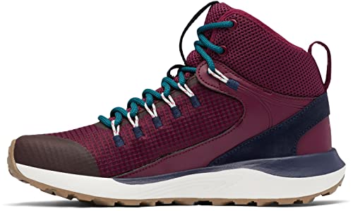 Columbia Women's Trailstorm Mid Waterproof, Marionberry/Deep Water, 8