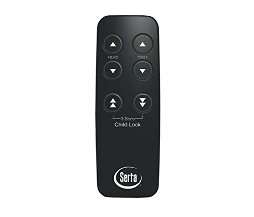 Serta Motion Slim (New Silver Version) Replacement Remote Control for Adjustable Beds