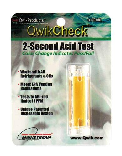 Qwikcheck Acid Test Refrigeration Machine Accessories kits