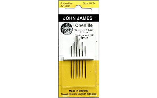 Chenille Hand Needles-Size 18/24 6/Pkg