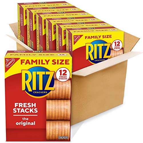 RITZ Fresh Stacks Original Crackers, Family Size, 6 - 17.8 oz Boxes