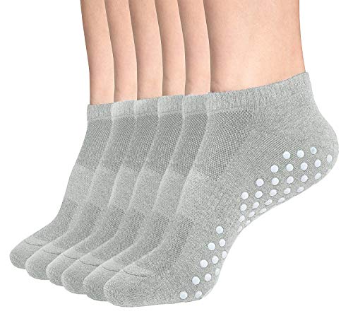 DIBAOLONG Yoga Socks for Womens Non Skid Socks With Grips Socks Barre Socks Pilates Socks Hospital Socks