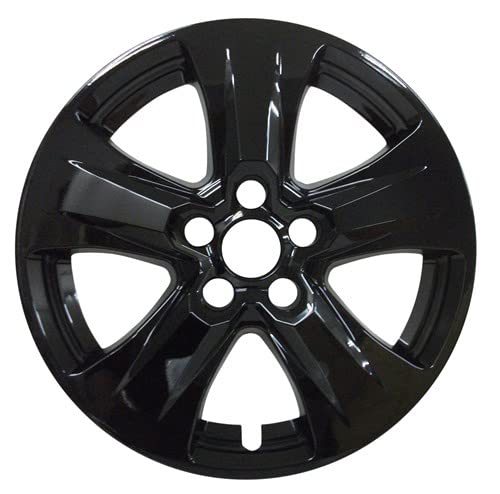 17" Gloss Black Wheel Skin Set Made for Toyota RAV4 XLE (19-22) | Durable ABS Plastic Cover - Fits Directly Over OEM Wheel