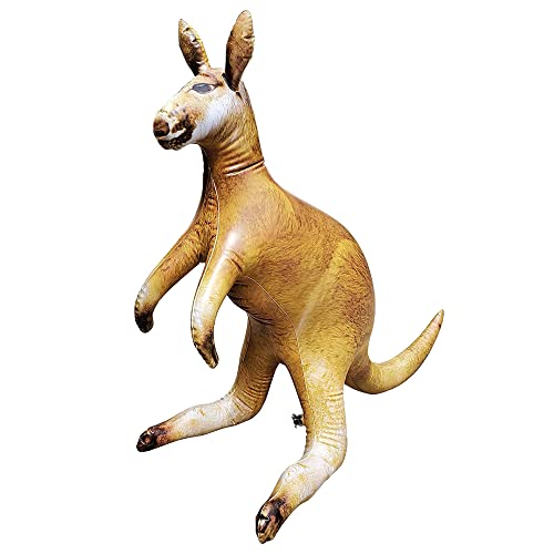 Jet Creations Kangaroo Air Stuffed Animal, 40 inch Blow up Australia Safari Animal Figure, Pool Party Decoration Birthday Gift Toys for Kids Decorations, Multicolor, AN-ROO40