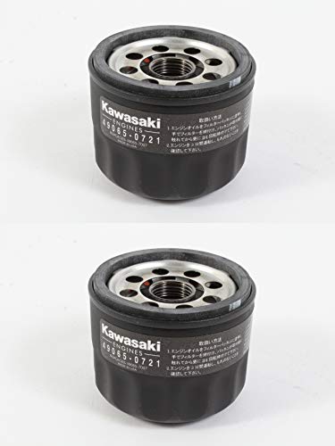 Kawasaki 49065-0721 Oil Filter Replaces 49065-7007 (2 Pack)