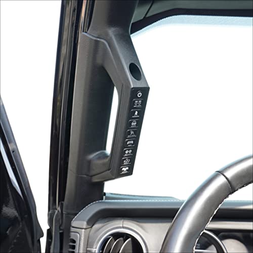 Voswitch JL800 Grab Handle Switch Panel for Jeep Wrangler JL 2018-current and Gladiator 2020-current