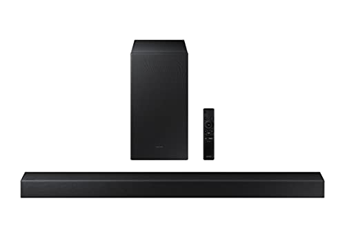 SAMSUNG HW-A450 2.1ch Black Wireless Soundbar with Dolby Atmos with an Additional 1 Year Coverage by Epic Protect (2021)
