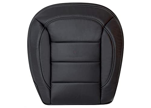 Richmond Auto Upholstery - Driver Side Bottom Replacement Genuine Leather Seat Cover, Black (Compatible with 2012-2015 Mercedes-Benz ML250 ML350 ML400) (Black)