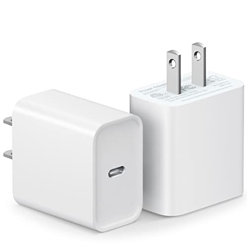 USB C Wall ChargerApple MFi Certified 2Pack iPhone 14 Charger Block 20W PD Power Adapter for iPhone 14/14 Pro/14 Pro Max/14 Plus/13 12 11 Pro Max/Mini/Xs Max/XR/X, iPad, Samsung Phone, Google Phone