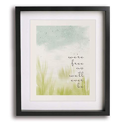 Free by Zac Brown Band inspired country music song lyric wall art print